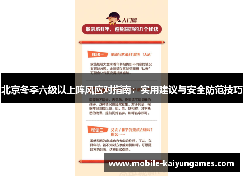 北京冬季六级以上阵风应对指南：实用建议与安全防范技巧