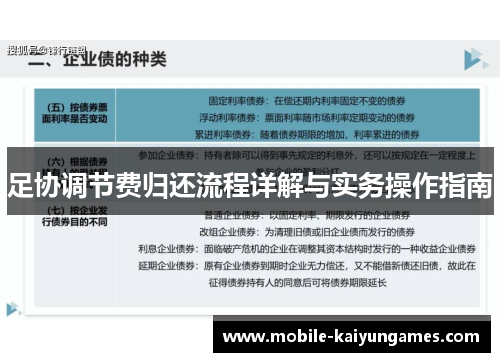足协调节费归还流程详解与实务操作指南