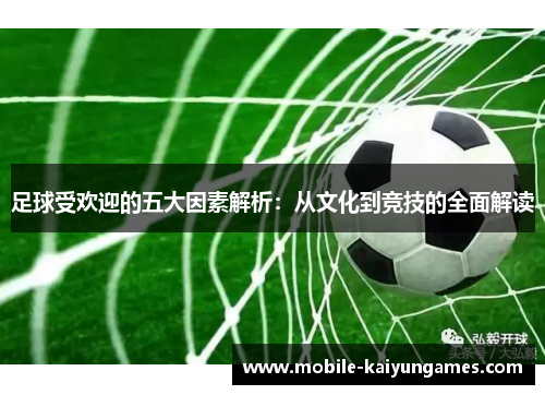 足球受欢迎的五大因素解析:从文化到竞技的全面解读 足球受欢迎的五大因素解析:从文化到竞技的全面解读